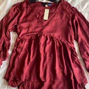 Francesca high-low blouse size M
